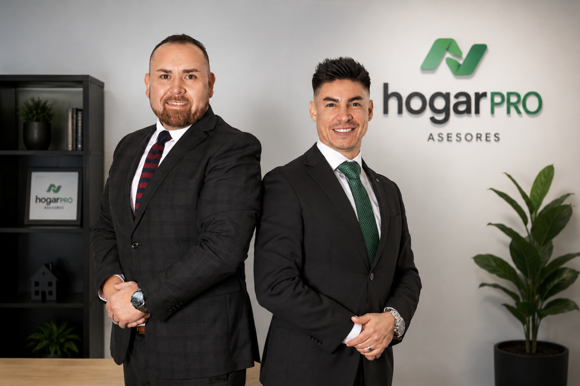 Profesionales de HogarPRO Asesores en reunión con clientes